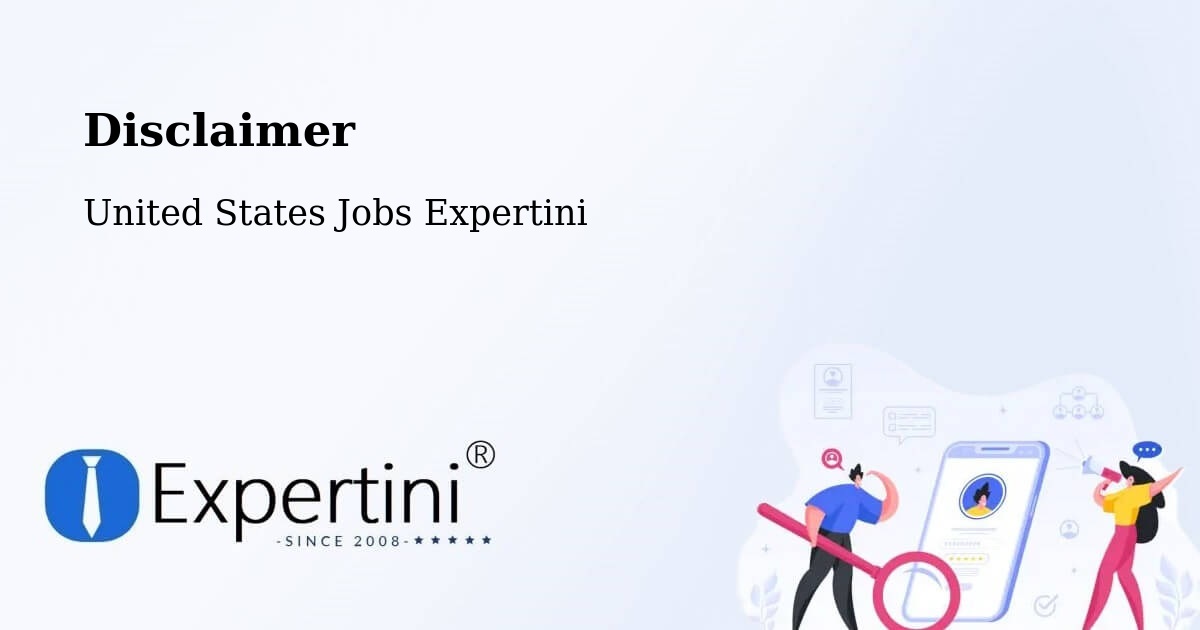 Disclaimer – Matawan - United States Jobs Expertini